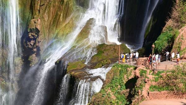 Wodospady Ouzoud - Szallalat Uzud na rzece Wadi Uzud w Maroku